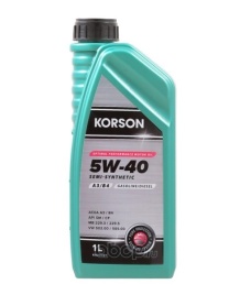 МАСЛО KORSON A3/B4 5W-40 1л. п/с.