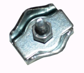 ЗАЖИМ ОДИНАР.Д/СТАЛЬН.КАНАТОВ 6мм