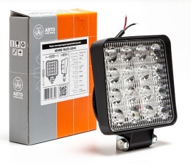 ПРОТИВОТУМАНКА 12V 48W КВАДР.16 LED 110*28*140