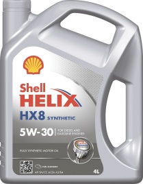 МАСЛО SHEL HELIX HX8 5W30 4л