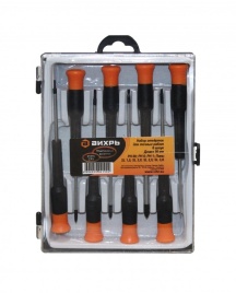 НАБОР ОТВЕРТОК  8пр ДЛЯ ТОЧНЫХ РАБОТ ВИХРЬ 