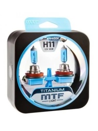 ЛАМПЫ Н11 55W 4400К TITANIUM MTF 