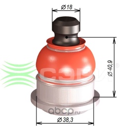 ШАРОВАЯ ОПОРА С/О Ф39 до 06.2013 СЭВИ ЛАРГУС