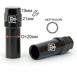 КЛЮЧ ВНЕШНИЙ   7 ЛУЧ. ЗВЕЗДА  19х21