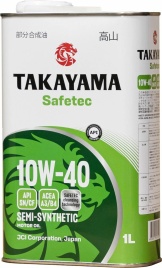 МАСЛО TAKAYAMA Safetec 10W40 1л п/син