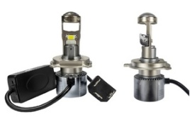 СВЕТОДИОДЫ НB3 40W 6500К ЛИНЗЫ