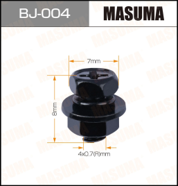БОЛТ М 4х8х0,7 С ГАЙКОЙ MASUMA