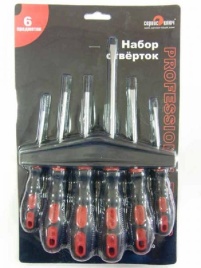 НАБОР ОТВЕРТОК  6пр  СЕРВИС КЛЮЧ 