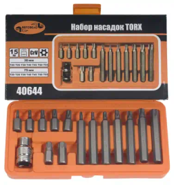 НАБОР БИТ TORX 15пр.