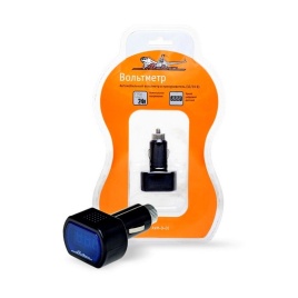 ВОЛЬТМЕТР В ПРИКУРИВАТЕЛЬ 12/24В