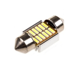 СВЕТОДИОД T11 БЕЛЫЙ 12 SMD 31мм ОБМАНКА