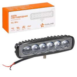ПРОТИВОТУМАНКА 12V/24V 6LED ЛИНЗА