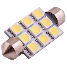 СВЕТОДИОД T11 БЕЛЫЙ  9 SMD 41мм