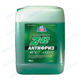 АНТИФРИЗ AGA ЗЕЛЕНЫЙ 10кг.