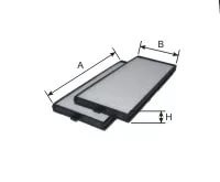 ФИЛЬТР САЛОННЫЙ AG618