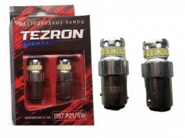 СВЕТОДИОДЫ 2-КОНТ W21/5W 500LM 6500К TEZRON LED