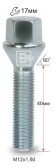 БОЛТ КОЛЕСА М12х1,5х45 кл.17