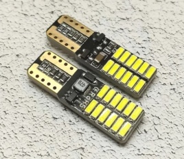 СВЕТОДИОД T10 БЕЛЫЙ 24 SMD 