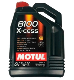 МАСЛО MOTUL 8100 X-cess 5W40 1л син