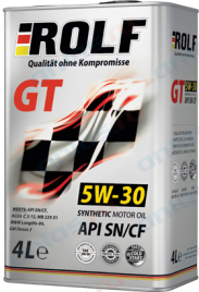 МАСЛО ROLF GT 5W30 4л син.