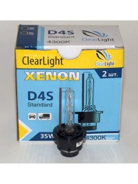 ЛАМПА  D4S-4300k КСЕНОН