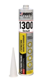 ГЕРМЕТИК ABRO ПОЛИУРЕТАНОВЫЙ белый 310мл