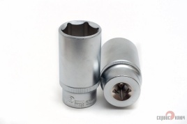 ГОЛОВКА СЕРВИС КЛЮЧ 30 1/2 ( 6гр) глубокая 