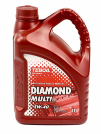 МАСЛО TEBOIL DIAMOND MULTI 5W40 4л син.