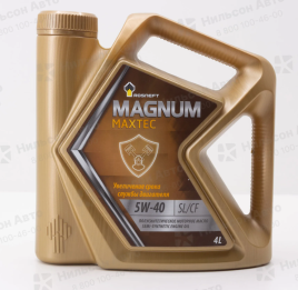 МАСЛО РОСНЕФТЬ MAXTEC 5W40 4л п/синт.