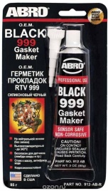 ГЕРМЕТИК ABRO СИЛИКОНОВЫЙ ЧЕРНЫЙ 85 гр