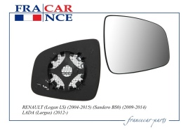 СТЕКЛО ЗЕРКАЛА ПРАВ.С ОБОГРЕВ ЛАРГУС