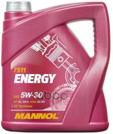 МАСЛО MANNOL ENERGY 5/30 4л син