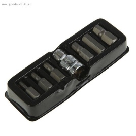 НАБОР БИТ 7пр. ШЕСТИГРАН.(4-12мм)СЕРВИС КЛЮЧ
