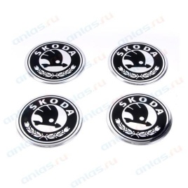 ЭМБЛЕМА НА ДИСКИ SKODA