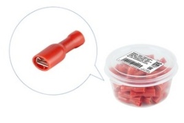 КЛЕММА МАМА 4,8 мм. ПОЛНОИЗОЛИРОВАННАЯ