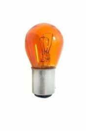 ЛАМПА 2к-т см/ц 12V 21/4W (BAZ15d) желтая CIKOO