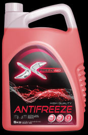 АНТИФРИЗ  X-FREEZE КРАСНЫЙ 5кг.