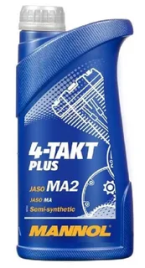 МАСЛО MANNOL МОТО 4-ТАКТ PLUS 10W40.1л п/с
