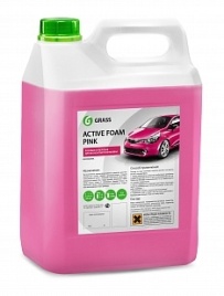 АВТОШАМПУНЬ  Б/М  ГРАСС Active Foam Pink 6л