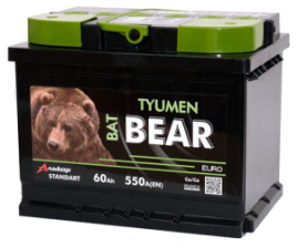 АКБ МЕДВЕДЬ 6СТ-60 ТЮМЕНЬ