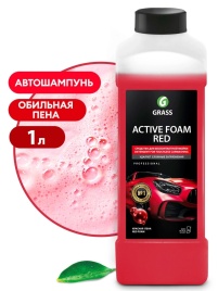 АВТОШАМПУНЬ  Б/М  ГРАСС Active Foam Red 1л