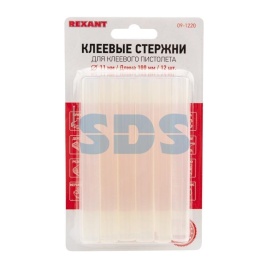 СТЕРЖЕНЬ ДЛЯ ТЕРМО ПИСТОЛЕТА 11x100 мм. ПРОЗРАЧНЫЙ