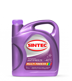 АНТИФРИЗ SINTEC MULTI FREEZE 5кг.