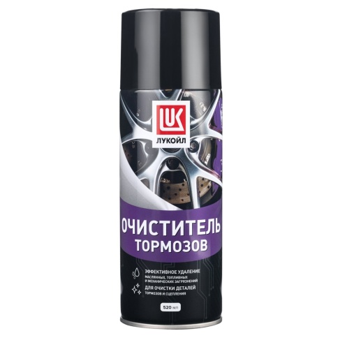ОЧИСТИТЕЛЬ ТОРМ.ДИСКОВ ЛУКОЙЛ 520мл фото 1
