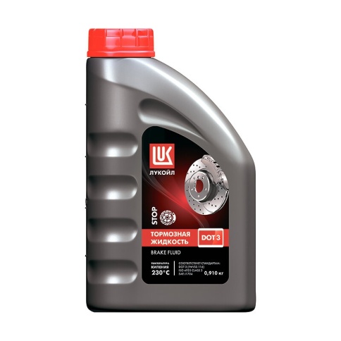 ТОРМОЗНАЯ ЖИДКОСТЬ ДОТ-3 ЛУКОЙЛ 910мл фото 1