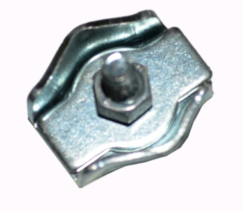 ЗАЖИМ ОДИНАР.Д/СТАЛЬН.КАНАТОВ 6мм фото 1