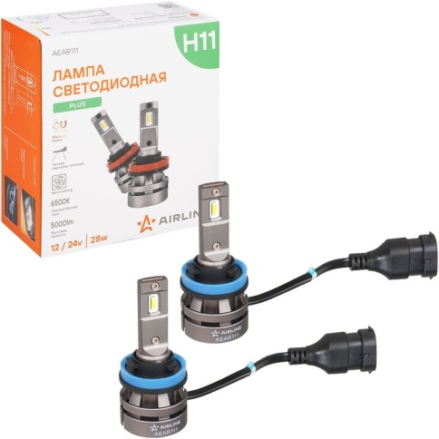 СВЕТОДИОДЫ Н11/H8/H16 2000LM 6000K фото 1