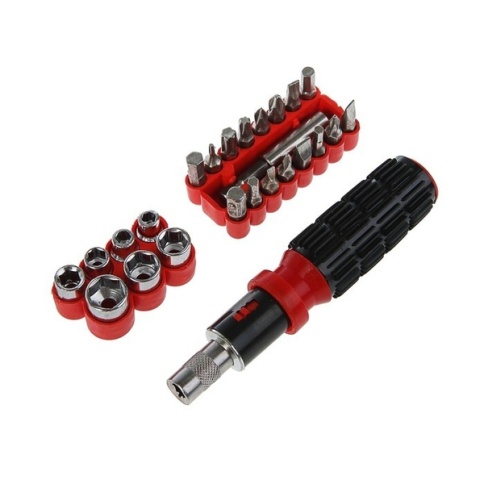 НАБОР ОТВЕРТОК С БИТАМИ 25 пр. фото 1