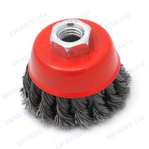 ЩЕТКА-КРАЦОВКА ТОРЦЕВАЯ ВИТАЯ 65мм. фото 1