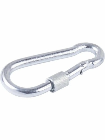 КАРАБИН ПОЖАРНЫЙ С ФИКСАТОРОМ 10мм фото 1